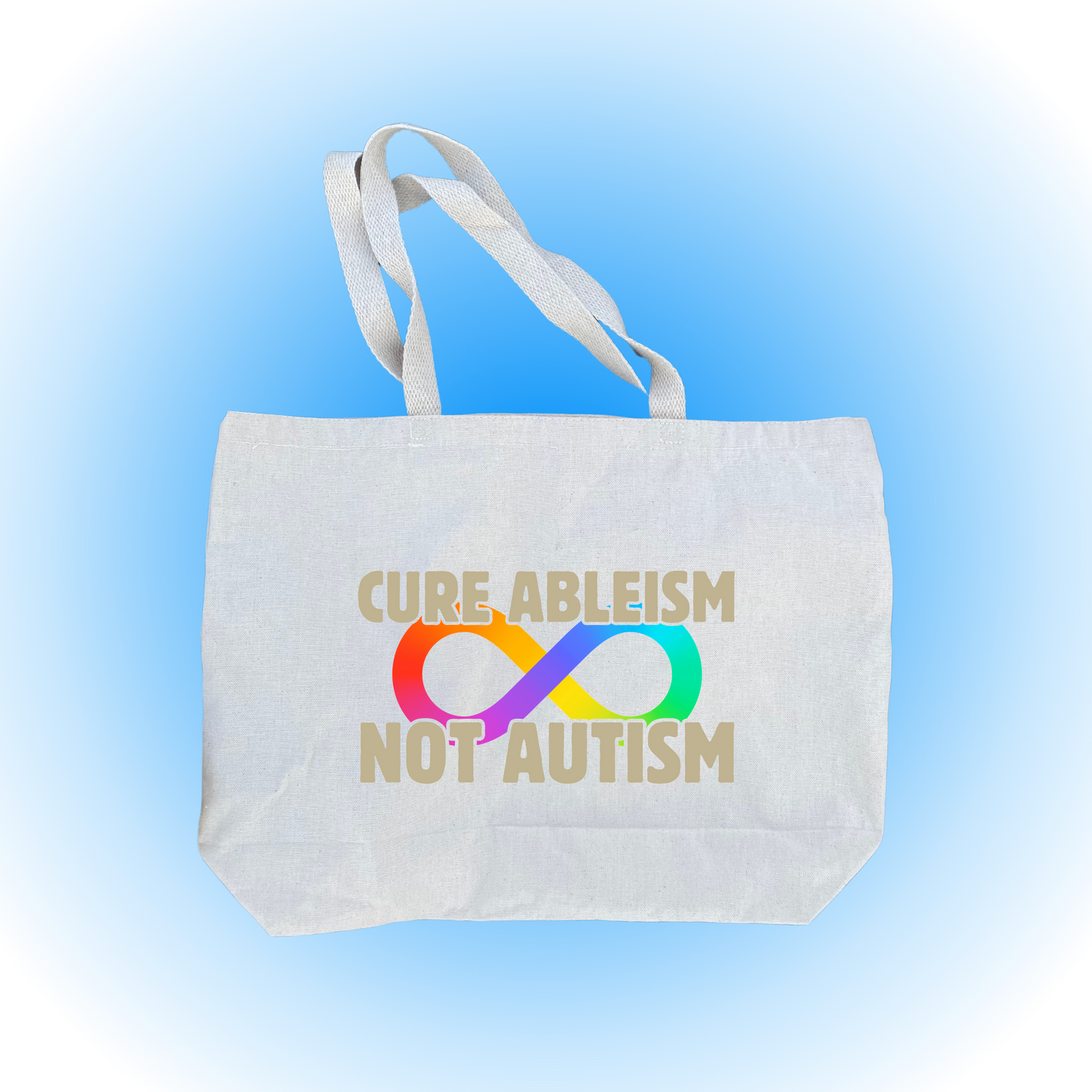 Cure Ableism - Jumbo Tote