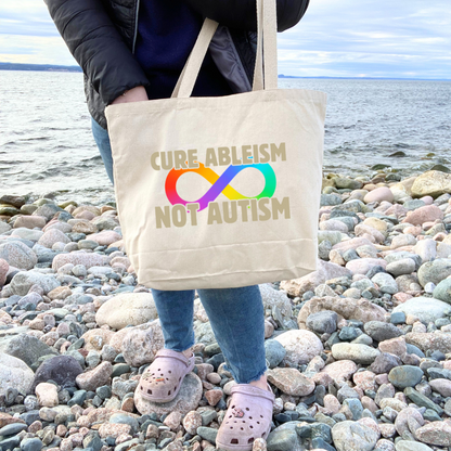 Cure Ableism - Jumbo Tote