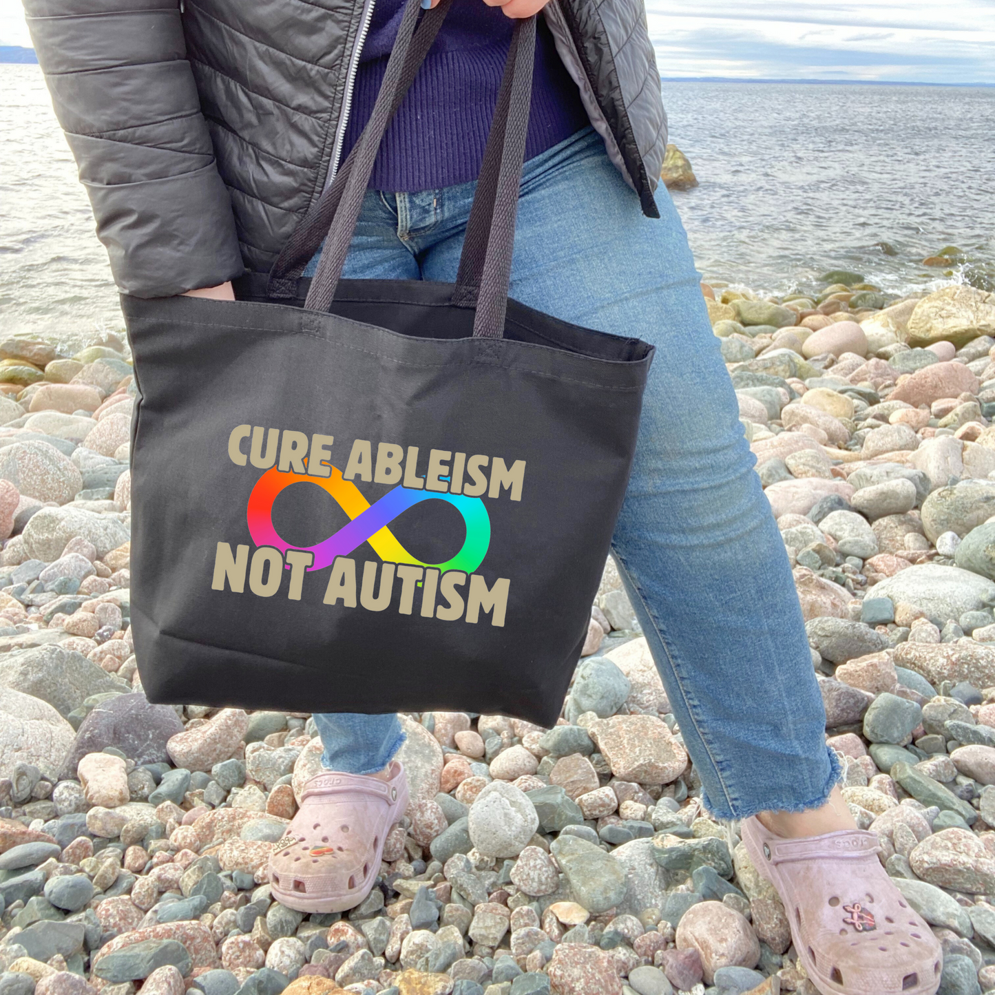 Cure Ableism - Jumbo Tote