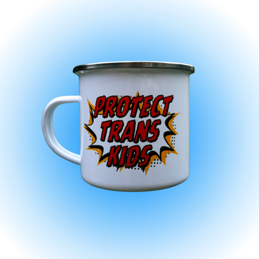 Protect Trans Kids - 12oz. Camp Mug