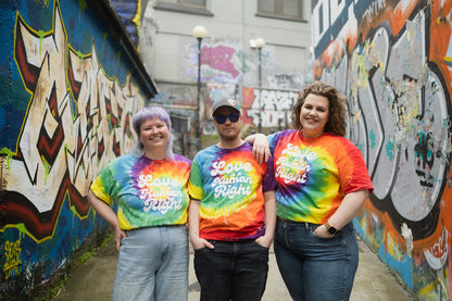 Love Is A Human Right - Tie Dye Tee